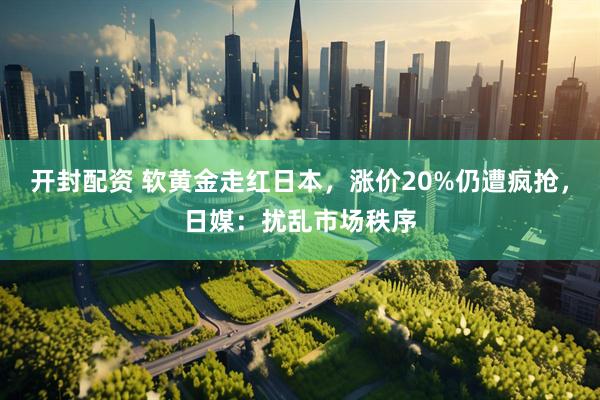 開封配資 軟黃金走紅日本，漲價20%仍遭瘋搶，日媒：擾亂市場秩序