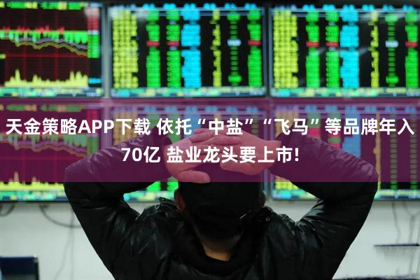 天金策略APP下載 依托“中鹽”“飛馬”等品牌年入70億 鹽業(yè)龍頭要上市!
